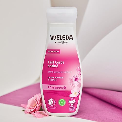 Weleda Wild Rose Body Lotion - Nourishing Moisturizer with Jojoba & Shea Butter - 6.8 Fl Oz