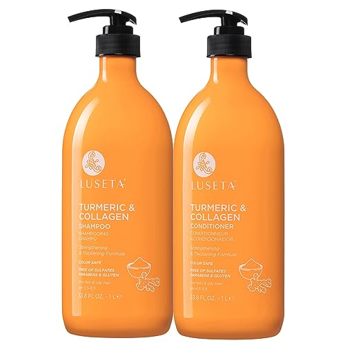 Luseta Shampoo & Conditioner Set - Volumizing & Hydrating for Oily Hair, Sulfate-Free - 2x33.8oz