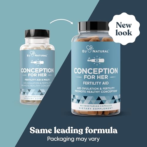 Conception Fertility Supplements - Supports Hormonal Balance & Healthy Cycles - 60 Veg Capsules
