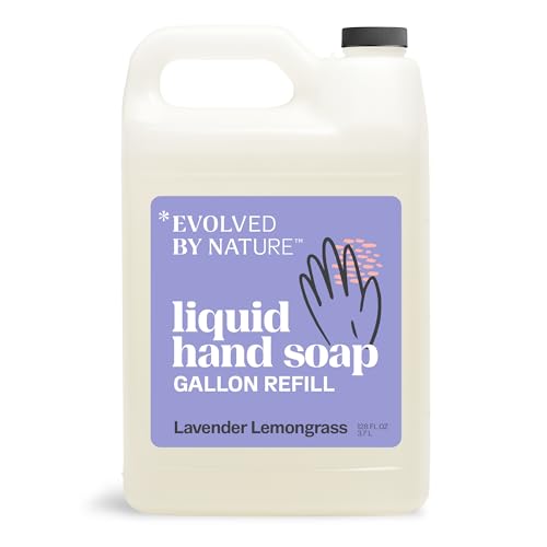 Evolved By Nature Liquid Hand Soap Refill - Hydrating Lavender Lemongrass, 128 Oz