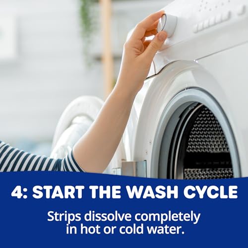 Tru Earth Laundry Detergent & Softener Strips - Plastic Jug-Free, Powerful Cleaning - Fresh Linen