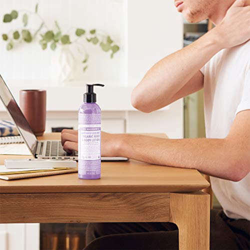 Dr. Bronner's Organic Body Lotion - Nourishing Lavender Coconut, Vegan, Non-GMO - 8oz