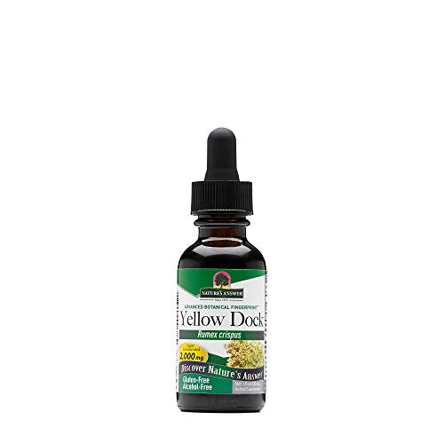 Nature's Answer Yellow Dock Root 2000mg - Supports Liver Function, Natural Detox - 1oz