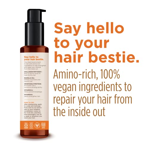 Soapbox Let's Bond Hair Treatment - Nourishes & Strengthens Fine Hair, Vegan & Paraben Free - 5oz