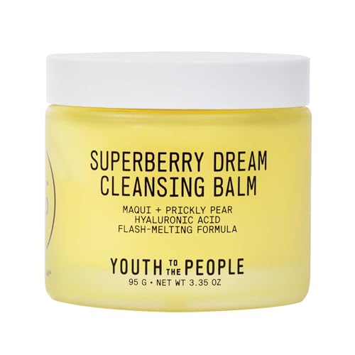 Youth To The People Facial Cleanser - Hydrating Makeup Remover with Superberries, 3.4oz