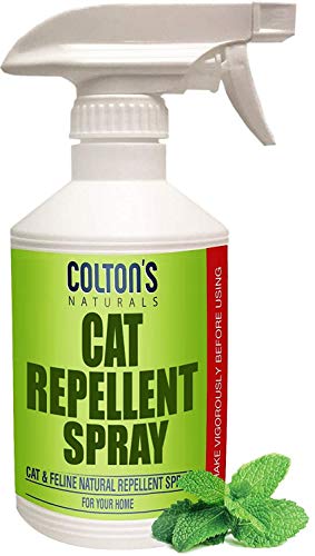 Natural Cat Repellent Spray - Safe for Kids & Pets, Peppermint & Citronella - 32oz