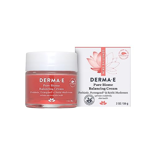 Derma E Moisturizer - Balances Skin Microbiome, Nourishes Sensitive Skin - 2 OZ