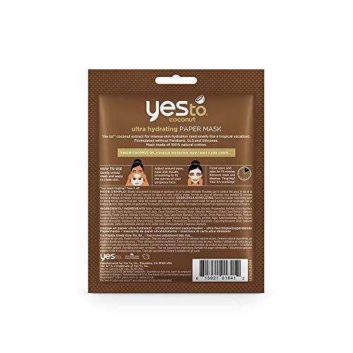 Yes to Coconut Face Mask - Hydrating & Restorative, Ultra-Smooth Skin - 0.67 Fl Oz
