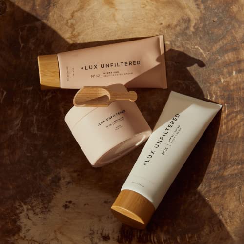 + Lux Unfiltered Body Tanning Kit - Hydrating Self Tanner, Exfoliator & Moisturizer - Santal