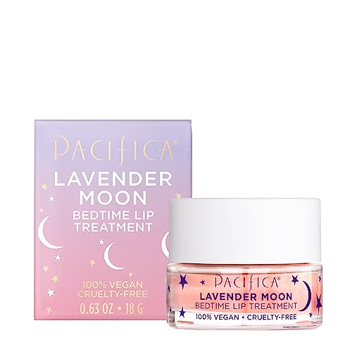Pacifica Beauty Lip Mask - Plant-Powered Lavender Treatment for Dry, Cracked Lips - 0.63oz