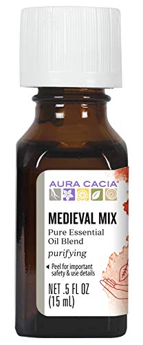Aura Cacia Essential Oil Blend - 100% Pure, Aromatic Herbal Relief, Child Safe - 0.5oz