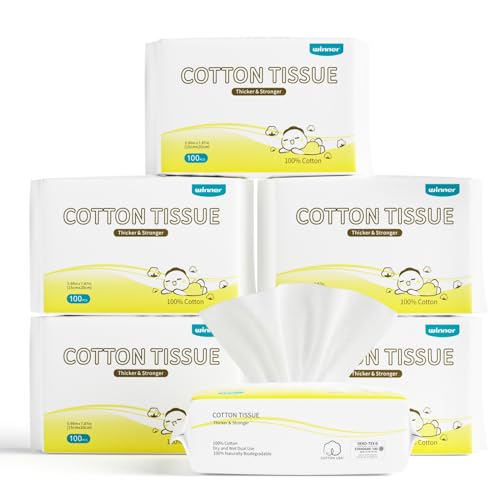Winner Baby Wipes - Ultra Soft, Hypoallergenic, Chemical-Free, 600 Count for On-the-Go Care