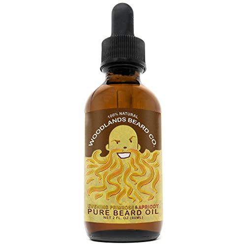 Evening Primrose & Apricot Beard Oil - Nourishes, Hydrates & Strengthens - 2oz
