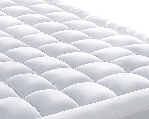 Delara Down Alternative Mattress Protector - GOTS Organic Cotton, 1350 GSM, Deep Pocket, King Size