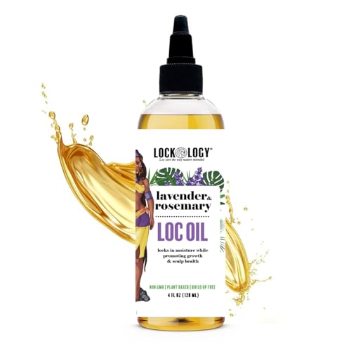 Lockology Hair Oil - Promotes Dreadlock Growth, All Natural Ingredients - Lavender & Rosemary