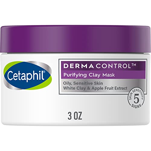 Cetaphil Clay Mask Pro - Purifies & Nourishes Oily Sensitive Skin, Hypoallergenic - 3 Oz