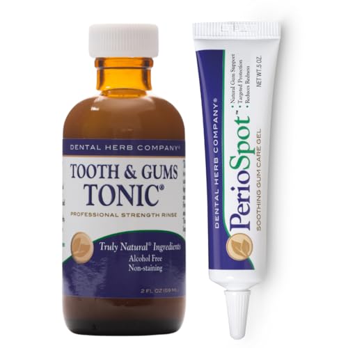 Dental Herb Company Mouth Sore & Gum Care Kit - Relieves Discomfort, Natural Ingredients - 2oz