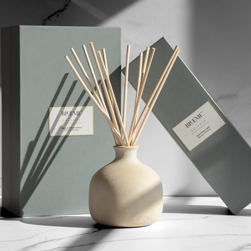 BLUEME Aromatherapy Diffuser & Oil Refill - Promotes Tranquility, Handmade Ceramic - 16.91 Fl Oz