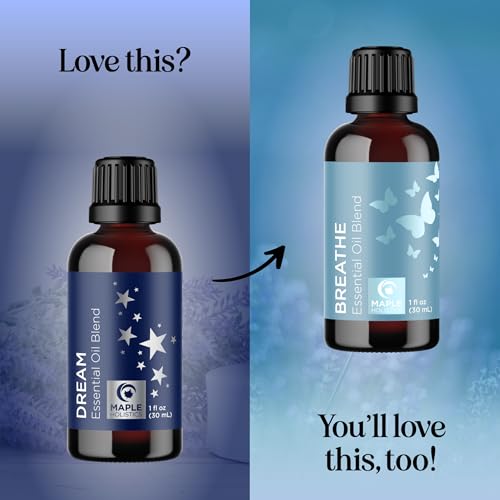 Maple Holistics Sleep Essential Oil Blend - Relaxing Aromatherapy for Better Sleep - 10ml