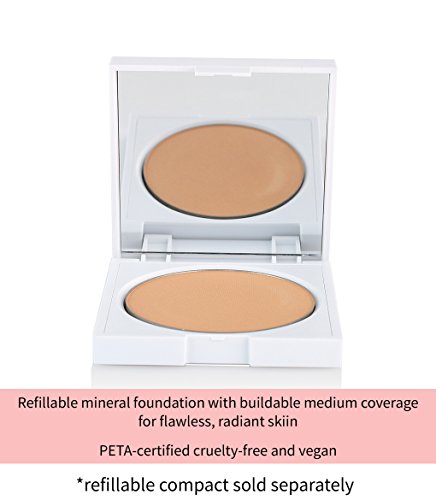 CLOVE + HALLOW Pressed Mineral Foundation - Natural Hydration, Lightweight Coverage - 14g