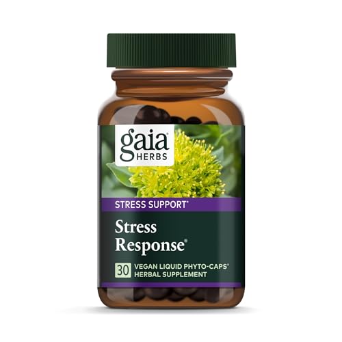 Gaia Herbs Herbal Supplement - Adaptogenic Stress Relief with Rhodiola & Ashwagandha - 30 Caps