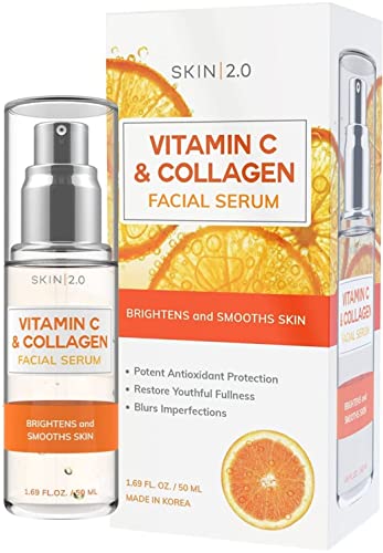 Skin 2.0 Face Serum - Brightens, Hydrates, Targets Blemishes, Cruelty-Free - 1.69Fl. oz