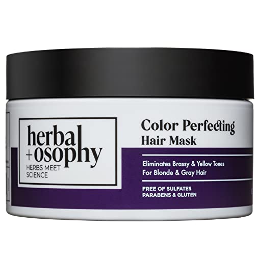 Herbalosophy Color Perfecting Hair Mask - Enhance Shine, Nourish & Protect Color - 8.5oz