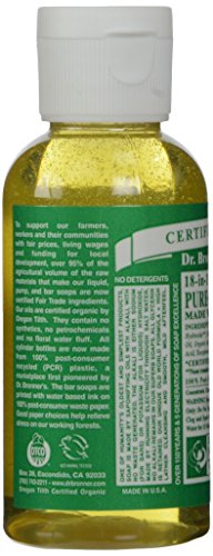 Dr. Bronner's Body Soap - Moisturizing Almond Oil, Nourishing Scent - 2 fl oz