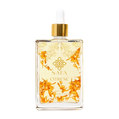 SAFA Citrusé Oil - Deep Moisturizer with Vitamin C, Non-Greasy Serum, Fast Absorbing - 30ml