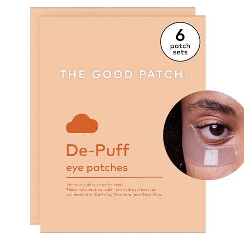 The Good Patch Eye Wrinkle Pad - Reduces Puffiness with Caffeine & Aloe Vera - 6 Pairs