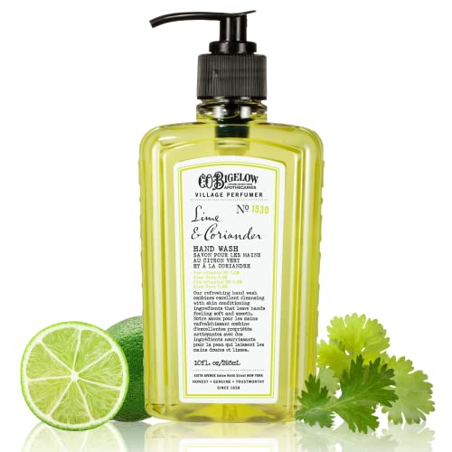 C.O. Bigelow Hand Soap - Moisturizing Lime Coriander with Aloe Vera & Pro-Vitamin B5 - 10oz