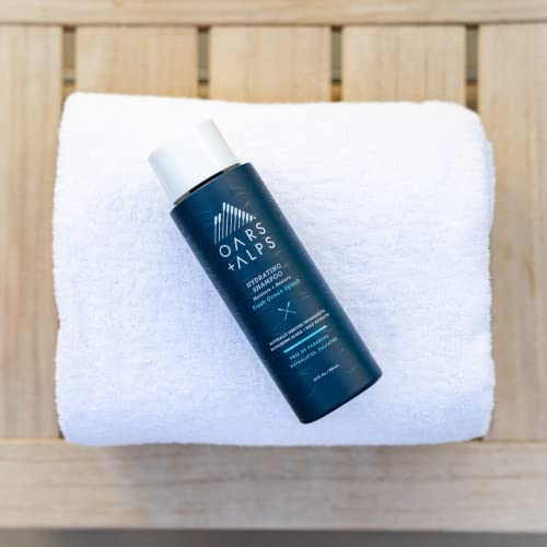 Oars + Alps 3-in-1 Shampoo, Conditioner & Body Wash - Hydrates with Kelp & Algae Extracts - 12oz