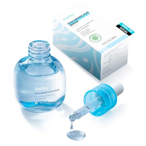 Zealsea Face Serum - Intense Hydration, EWG Certified for Sensitive Skin - 1oz