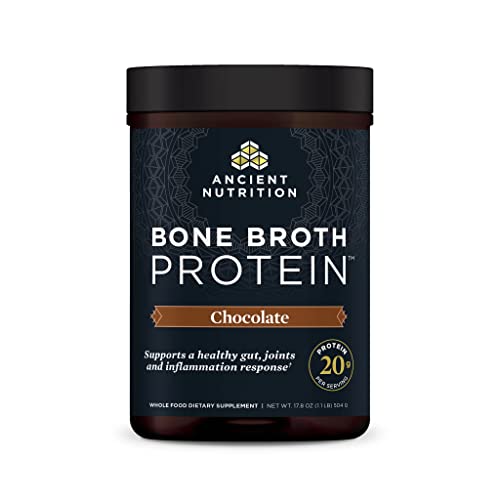 Ancient Nutrition Protein Powder - 20g Protein, Bone Broth Benefits, Gluten Free - 20 Servings
