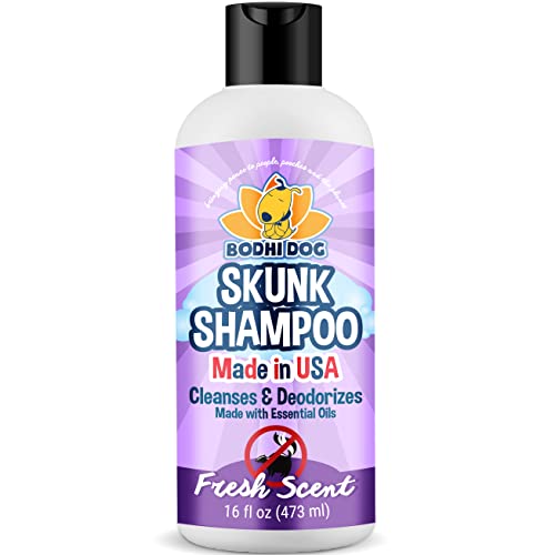 Bodhi Dog Skunk Shampoo - Effectively Neutralizes Odors with Essential Oils, 16oz