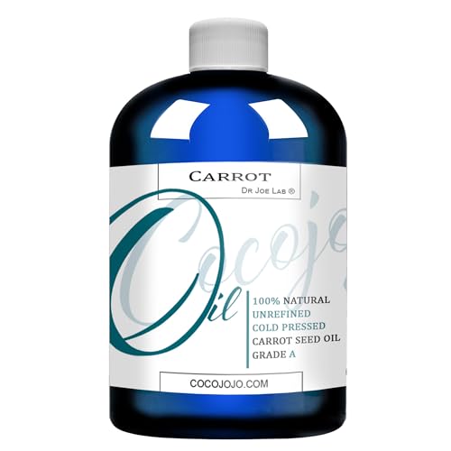 Dr Joe Lab Carrot Seed Oil - Nourishing Hair & Skin Moisturizer, Rich in Vitamins - 4 oz