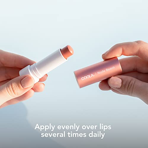 COOLA Tinted Lip Balm & Mineral Sunscreen SPF 30 - Nourishing, Vegan, Water Resistant - 0.15 Oz