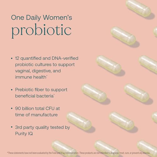 True Grace One Daily Women’s Probiotic - Supports Digestive, Vaginal & Immune Health - 30 Veg Caps