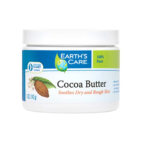 Earth's Care Cocoa Butter - Deep Moisturizer for Skin & Hair, Pure & Natural - 5 OZ