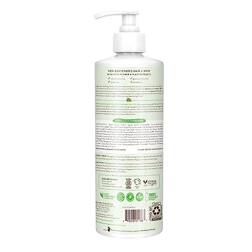 Babo Botanicals Swim & Sport Shampoo & Body Wash - Hydrating, Plant-Based Formula - 16 Fl Oz