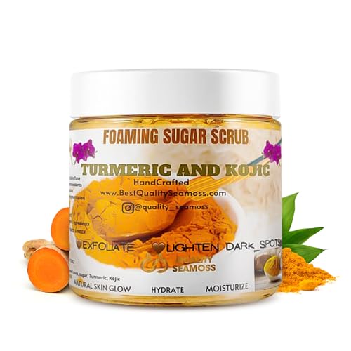 Nourishing Sugar Body Scrub - Fades Dark Spots, Reduces Ingrown Hair, for Sensitive Skin - 12oz