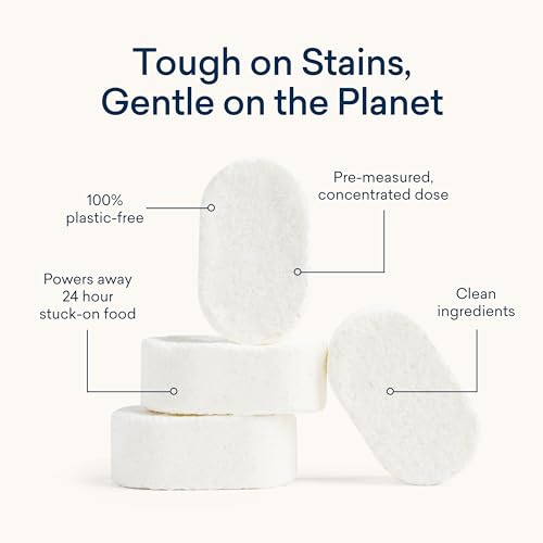 BLUELAND Dishwasher Detergent Tablets - Tough on Stains, Plant-Based, 36 Count