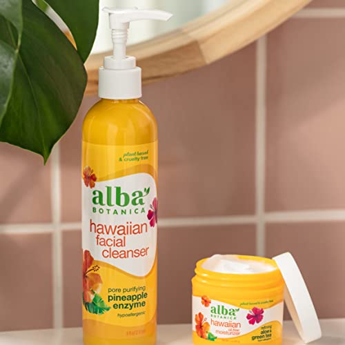 Alba Botanica Moisturizer - Hydrates & Refines Pores, Vegetarian Formula - 3oz Aloe & Green Tea