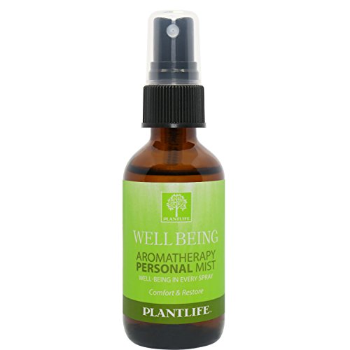 Plantlife Wellbeing Mist - Pure Essential Oil Blend for Centeredness, 2 oz Made in California