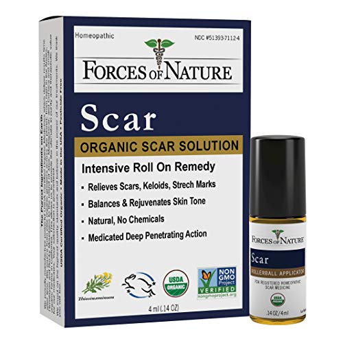 Forces Of Nature Scar Cream - Promotes Healthy Skin, USDA Certified Organic - 0.14 Fl Oz