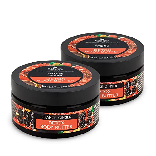 Nature's Beauty Body Butter Multi-Pack - Purifying Moisturizer with Vitamin C, 6.7 oz (2 Pack)