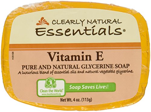 Clearly Natural Bar Soap - Nourishing Vitamin E, Moisturizing Glycerine, Gentle Formula - 6 Pack