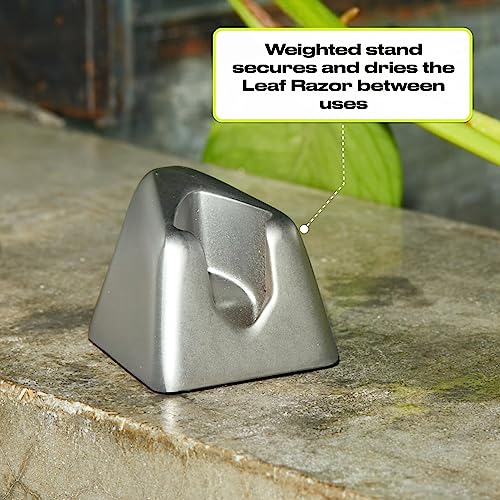 Leaf Shave Razor Set - Smooth, Customizable Shave, Blade Recycling Tin Included - Black