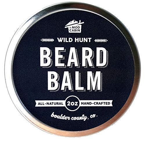 Wild Hunt Beard Balm - Natural Moisturizing Hold, Promotes Growth, Essential Oil Scent - 4oz