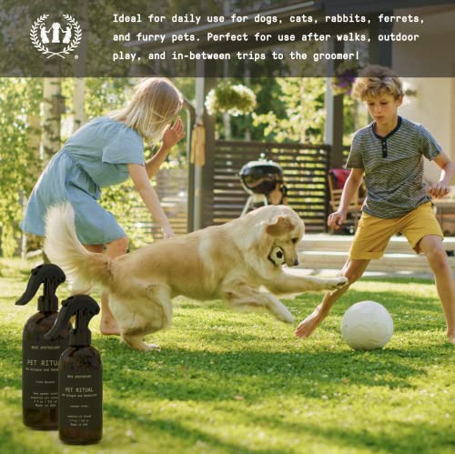 Muse Apothecary Pet Cologne Spray - Long-Lasting Fresh Bouquet, Essential Oils Infused - 4oz